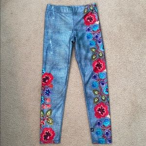 Floral leggings